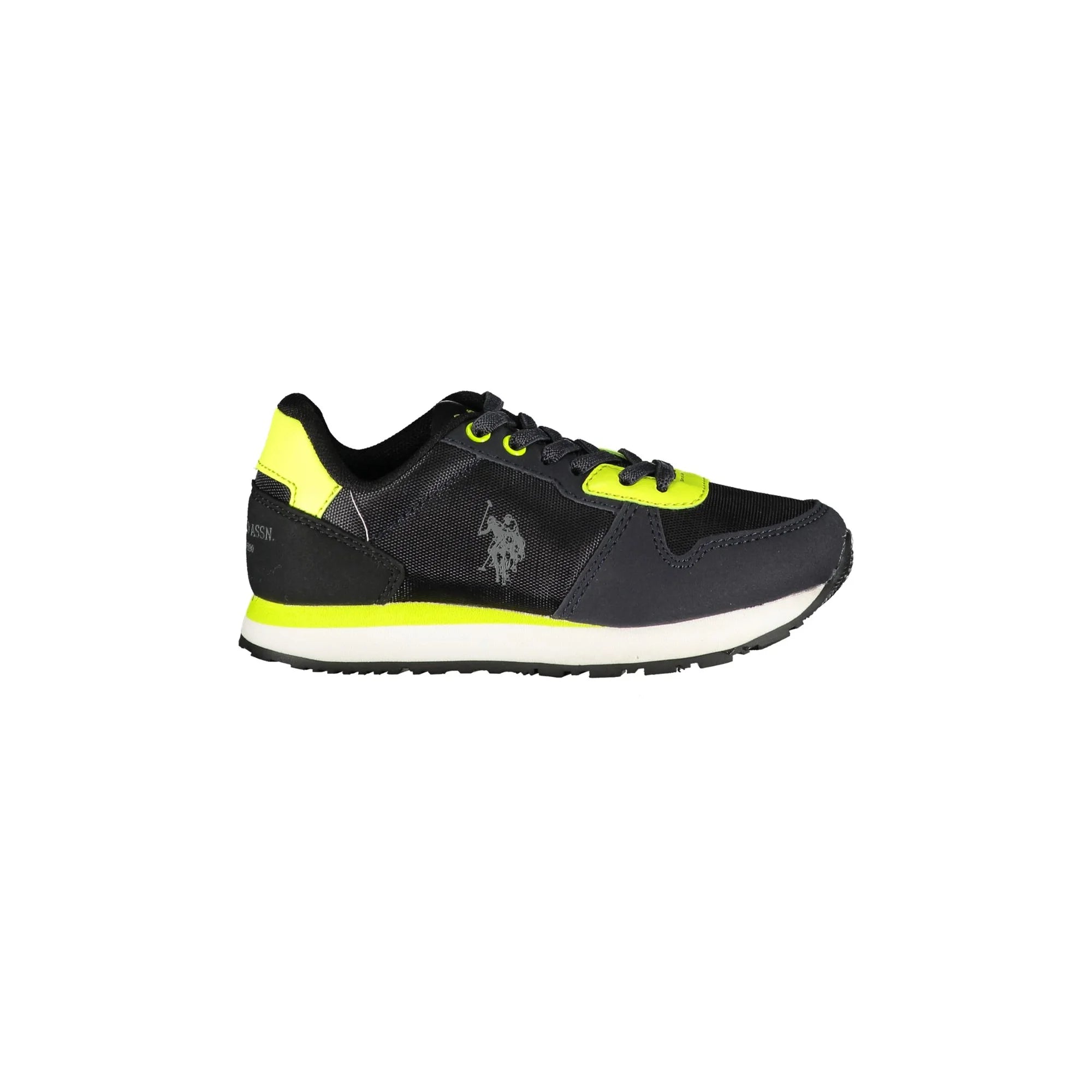 U.S. POLO ASSN.Scarpe Sneakers Bambino Nere con Dettagli a Contrasto Nero - foto prodotto